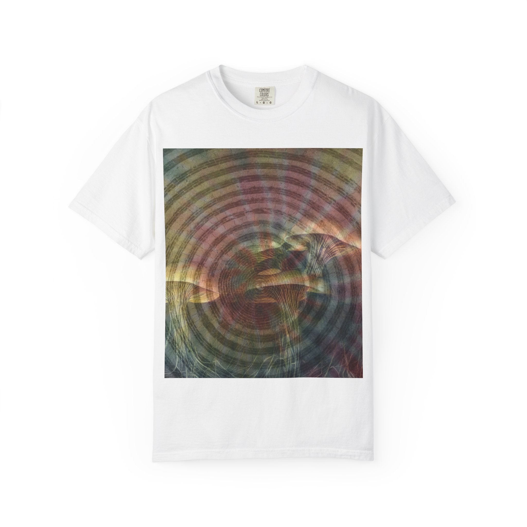 Psychedelic Spiral Rose T‑Shirt — Retro Vibe Graphic Tee