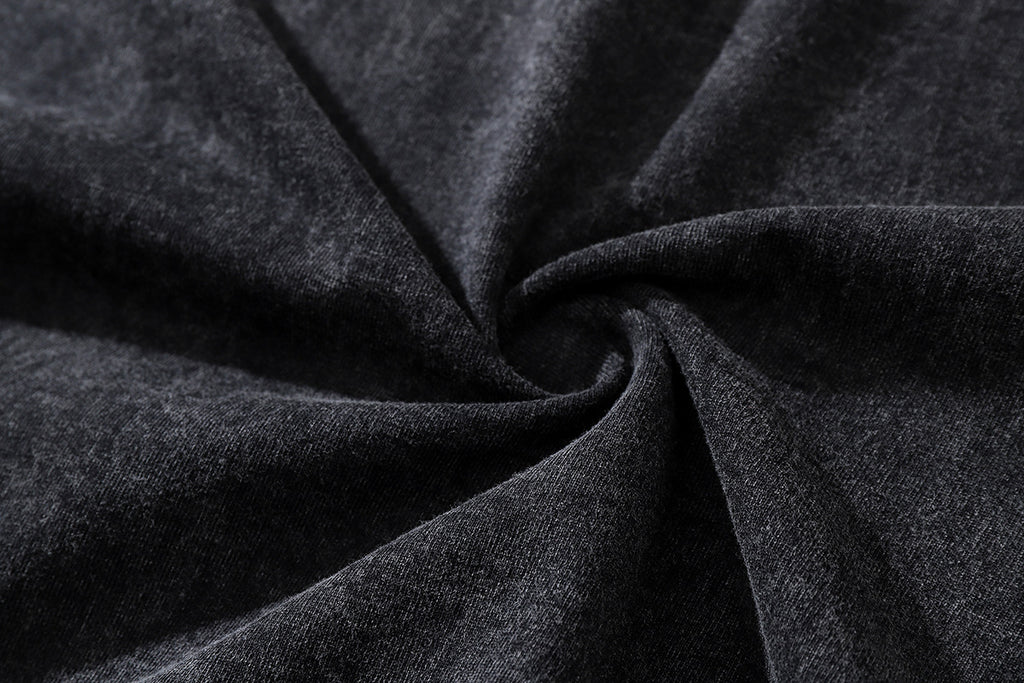 High Street Retro Washed Vintage American Retro Cotton Short Sleeve